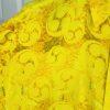 First Down Southern Rim Vintage Yellow Hawaiian Samurai Camp Shirt Size XL