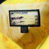 First Down Southern Rim Vintage Yellow Hawaiian Samurai Camp Shirt Size XL
