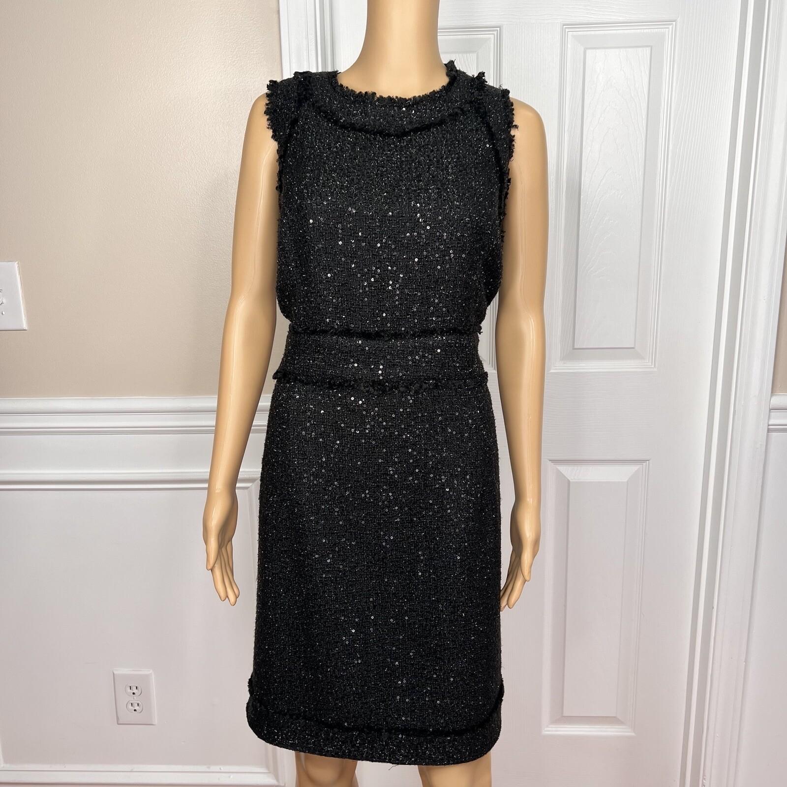 MICHAEL KORS 2PC Tweed Sequin  Lined Mismatch Formal Dress (SZ 14P) Suit (SZ 14)