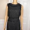 MICHAEL KORS 2PC Tweed Sequin  Lined Mismatch Formal Dress (SZ 14P) Suit (SZ 14)