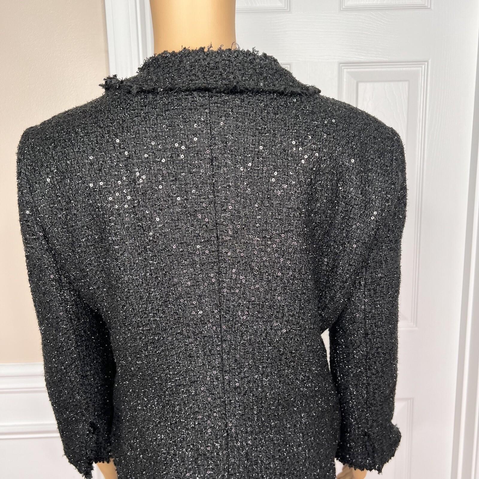 MICHAEL KORS 2PC Tweed Sequin  Lined Mismatch Formal Dress (SZ 14P) Suit (SZ 14)