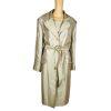 Kasper Polyester Metallic Dress Suit 24W Champagne Gold Belted Cocktail 2PC New