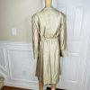 Kasper Polyester Metallic Dress Suit 24W Champagne Gold Belted Cocktail 2PC New