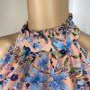 10-3456.jpg Code x Mode Floral Maxi Dress Size S Ruffle Hem Prairie High Neck Sleeveless New