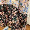 10-3457.jpg Code x Mode Floral Maxi Dress Size S Ruffle Hem Prairie High Neck Sleeveless New