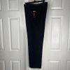 John Meyer Polyester Viscose Pant Suit 14 Navy Blue Striped Peak Collar 2PC New