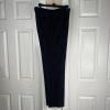 John Meyer Polyester Viscose Pant Suit 14 Navy Blue Striped Peak Collar 2PC New