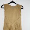 Marena Tank Style Compression Bodysuit Short Size 3X Thigh Length Tan