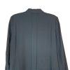 NYDJ Polyester Cardigan Size 14 Commander Blue Shawl Collar Pockets Preppy
