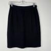 St John Basics By Marie Gray Tight Knit Stretch Skirt Size 6 Black Pencil Luxury