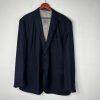 Vinci Men Suit 50XL Pants 45XLx33 Navy Blue Notch Lapel Designed In Italy 2PC
