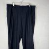 Vinci Men Suit 50XL Pants 45XLx33 Navy Blue Notch Lapel Designed In Italy 2PC