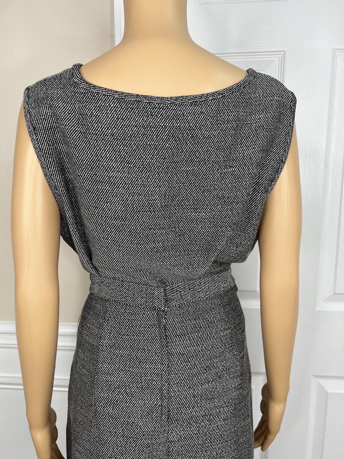 Carissimo Polyester Viscose Faux Fur Skirt Suit Top 14 Black White  Cocktail 3PC