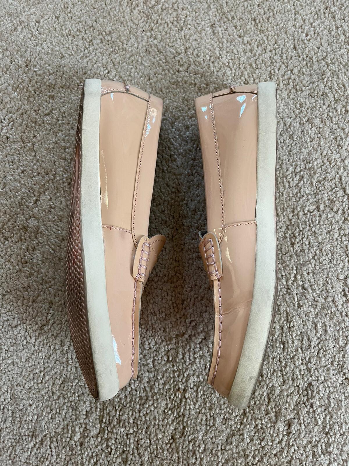 COLE HAAN Grand.OS Pinch Maine Classic Women Pink Leather Loafer Shoe 7B