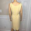 10-3591.jpg LE SUIT 3PC Butter Yellow Polyester Lined Cocktail Skirt Suit Size 16P