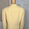 10-3595.jpg LE SUIT 3PC Butter Yellow Polyester Lined Cocktail Skirt Suit Size 16P