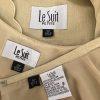 10-3596.jpg LE SUIT 3PC Butter Yellow Polyester Lined Cocktail Skirt Suit Size 16P
