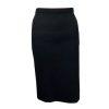 New KASPER AND CO Women Black Knit Stretch Cocktail Skirt Size XL