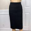 New KASPER AND CO Women Black Knit Stretch Cocktail Skirt Size XL