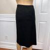 New KASPER AND CO Women Black Knit Stretch Cocktail Skirt Size XL