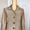 KASPER Women 2PC Brown Polyester Lined Career Pant Suit Size 8