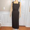 KASPER 3PC Brown Gold Beige Tweed Polyester Lined Cocktail Skirt Suit Top Size 6