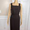 KASPER 3PC Brown Gold Beige Tweed Polyester Lined Cocktail Skirt Suit Top Size 6