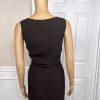 KASPER 3PC Brown Gold Beige Tweed Polyester Lined Cocktail Skirt Suit Top Size 6