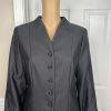 Rickie Freeman Teri Jon Silk Wool Skirt Suit 8 Sequin Feather Fringe  Lined 2PC
