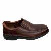 Johnson & Murphy Stanton Run Off Venetian Calfskin Shoes 11.5 XW Brown Leather
