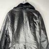Jessica London Leather Jacket 22W 2 in 1 Removable Faux Collar Full Zip Chic