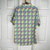 Cremieux Premium Denim Button Up Shirt Size XL Short Sleeves Paisley Colorful