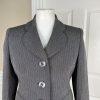 EVAN PICONE 2PC Gray Striped Stretch Polyester Blend Lined Skirt Suit Size 2P