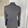 EVAN PICONE 2PC Gray Striped Stretch Polyester Blend Lined Skirt Suit Size 2P