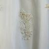 EXPRESSION White Beaded Satin Lace Embroidered Dress & Veil With Tiara Size 6