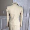 Evan Picone Women Polyester Skirt Suit Size 4 Champagne Notch Collar 2PC New