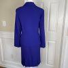 Evan Picone Black Label Polyester Stretch Skirt 4 Suit 6 Purple Open Front 2PC
