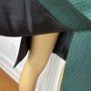 Evan Picone Career Skirt Suit 4 Emerald Green Faux Pockets Peak Collar 2PC New