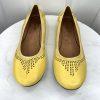 Vionic Leather Ballet Flats Shoes Size 10M Buttercup Perforated Whisper Slip On