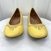 Vionic Leather Ballet Flats Shoes Size 10M Buttercup Perforated Whisper Slip On