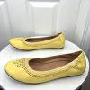 Vionic Leather Ballet Flats Shoes Size 10M Buttercup Perforated Whisper Slip On