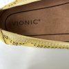 Vionic Leather Ballet Flats Shoes Size 10M Buttercup Perforated Whisper Slip On