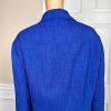 LE SUIT  Women Blue Polyester Lined Notch Collar Blazer Suit Size 24W
