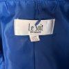 LE SUIT  Women Blue Polyester Lined Notch Collar Blazer Suit Size 24W