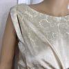 10-3874.jpg LOUIS FERAUD VTG 2PC Gold Floral Cotton Acetate Lined Dress (SZ 16) Suit (SZ 14)