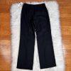 Le Suit Women Polyester Pant Suit Size 6 Black Pink Lined Short Sleeves 2PC New