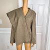 Collections For Le Suit Polyester Pant Suit Size 16 Taupe Shawl Collar 2PC New