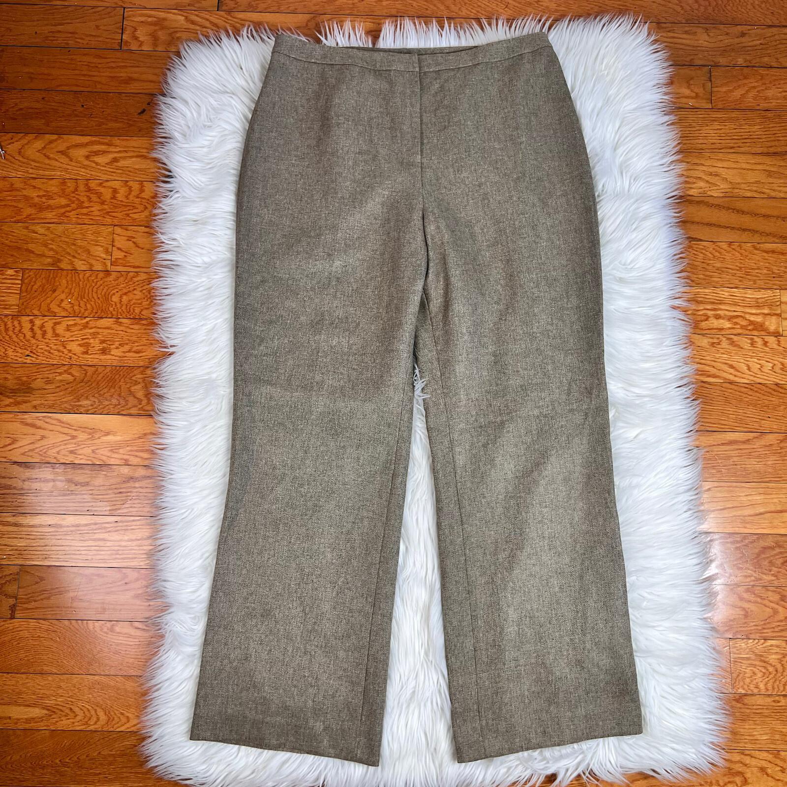 Collections For Le Suit Polyester Pant Suit Size 16 Taupe Shawl Collar 2PC New