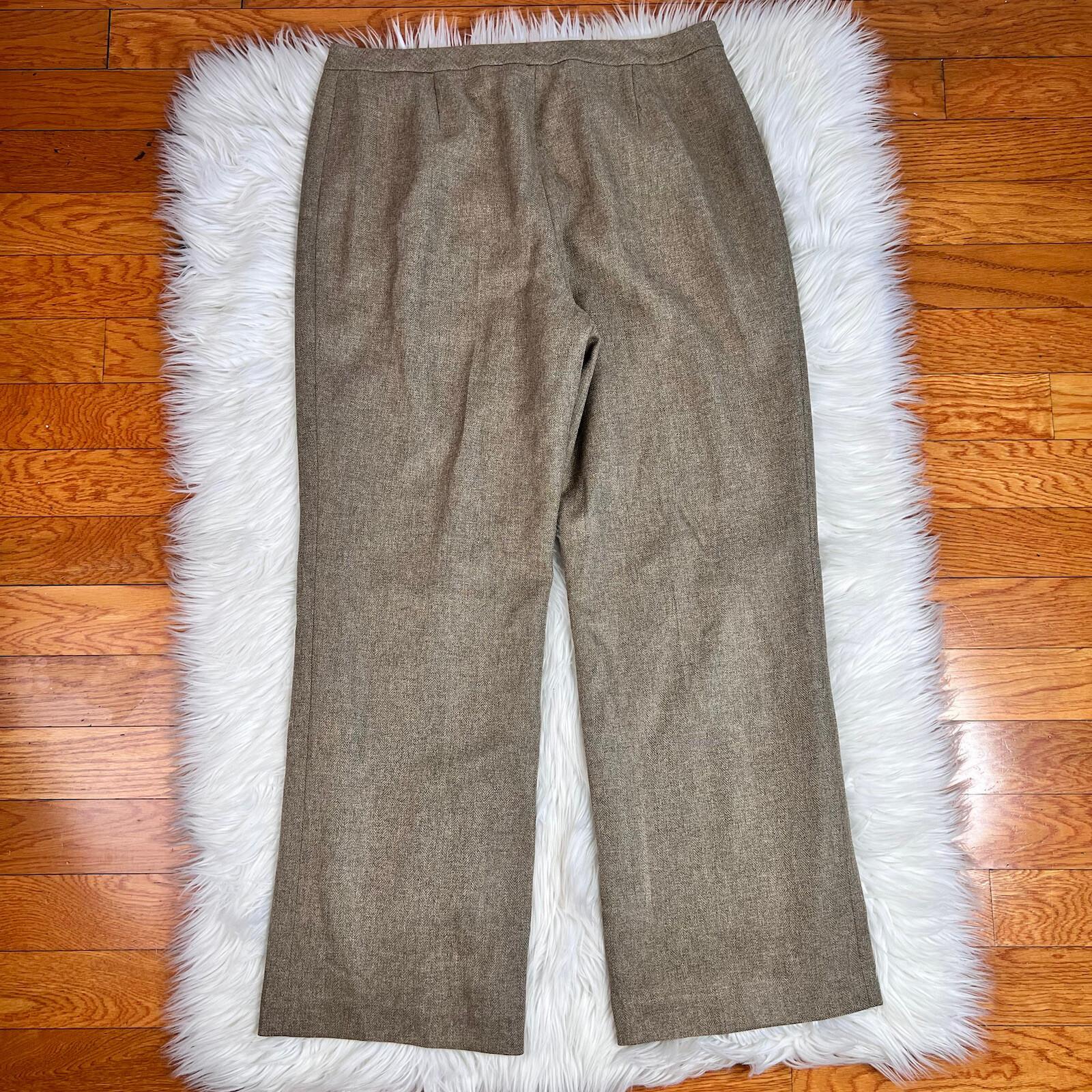 Collections For Le Suit Polyester Pant Suit Size 16 Taupe Shawl Collar 2PC New