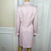 10-3926.jpg Le Suit Polyester Skirt Suit Size 10P Pink Notch Collar Bell Sleeves 2PC New